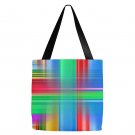 Multi Color  Plaid Tote  18 x 18"  Tote Bag