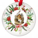 Alice in Wonderland White Rabbit Single Sided Porcelain Ornaments