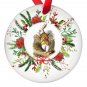 Alice in Wonderland White Rabbit Single Sided Porcelain Ornaments