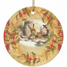 Alice in Wonderland Tea Party Single Sided Porcelain Ornaments
