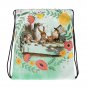 Custom Made Alice in Wonderland Drawstring bag, Backpack