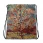 Custom Made Vincent Van Gogh Trees Drawstring bag, Backpack