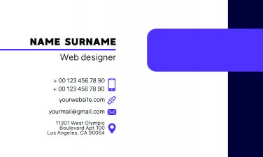 Pre-Designed 2x3.5 Business Cards #31