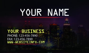 Pre-Designed 2x3.5 Business Cards #25