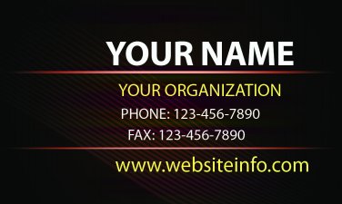 Pre-Designed 2x3.5 Business Cards #22