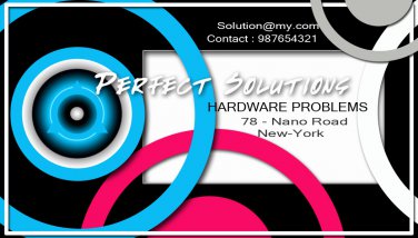 Pre-Designed 2x3.5 Business Cards #20