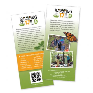 4x12 4/0 1-side rack cards graphic design.
