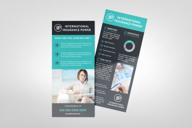 4x9 4/4 2-side rack cards graphic design.