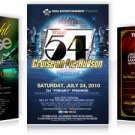 5x7 4/4 2-side flyers/postcards graphic design.