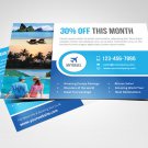4X12 4/4 2-side flyers/postcards graphic design.