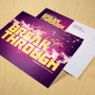 2.75x4.25 4/4 2-side palm card graphic design.