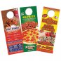 >4x9 4/4 2-side door hangers graphic design.