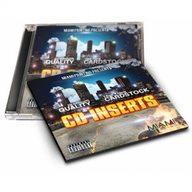 >4.75x4.75 4/4 2-side cd inserts graphic design.