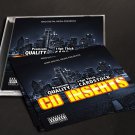 >4.75x4.75 4/0 1-side cd inserts graphic design.