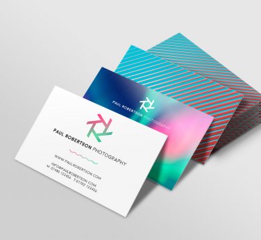 >2x3.5 4/4 2-side business cards graphic design.