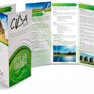 >8.5x11 4/4 2-side tri-fold brochures graphic design.