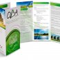 >8.5x11 4/4 2-side tri-fold brochures graphic design.