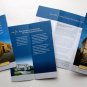 >8.5x11 4/0 1-side tri-fold brochures graphic design.