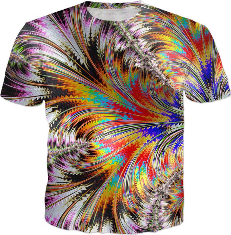 Unwinding abstraction Design Psychedelia T-Shirt