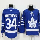Toronto Style Maple Leafs #34 Auston Matthews Men's Blue/White Jersey S-3XL