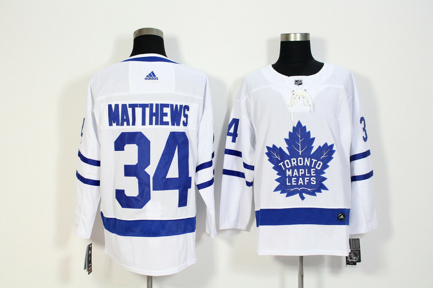 Toronto Style Maple Leafs #34 Auston Matthews Men's White Jersey S-3XL