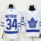 Toronto Style Maple Leafs #34 Auston Matthews Men's White Jersey S-3XL