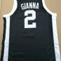 Gianna Bryant Mamba #2 Basketball Jersey White Black S-3XL