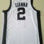Gianna Bryant Mamba #2 Basketball Jersey White S-3XL