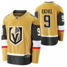 Men's & Adult Vegas Golden Knights 9 Jack Eichel Alternate Gold Player Hockey Jersey