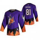 Men's & Adult Arizona Coyotes #81 Phil Kessel Purple Reverse Retro Alternate Hockey Jersey