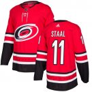 Men's & Adult Hurricanes #11 Jordan Staal Red Home Stitched Hockey Jersey
