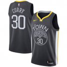 Men's & Adult Warriors #30 Stephen Curry Black Swingman Statement Edition Jersey