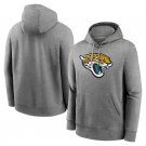 Men's New Jacksonville Jaguars 2023/4 Salute to Service Heathered Gray Pullover Hoodie S-3XL