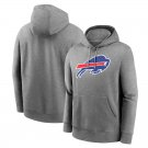 Men's New Buffalo Bills 2023/4 Salute to Service Heathered Gray Pullover Hoodie S-3XL