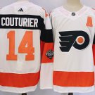 Men's Philadelphia Flyers #14 Sean Couturier White 2024 Stadium Series Stitched Jersey
