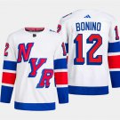Men's New York Rangers #12 Nick Bonino White 2024 Stadium Series Stitched Jersey