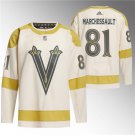 Men's Vegas Golden Knights #81 Jonathan Marchessault Cream 2024 Classic Breakaway Stitched Jersey