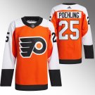 Men's Philadelphia Flyers #25 Ryan Poehling 2024 Orange Stitched Jersey