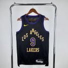 Men's Los Angeles Lakers Basketball #9 James Jr. 2024 Swingman Black Jersey