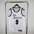 Men's Los Angeles Lakers Basketball #9 James Jr. 2024 Swingman White Jersey