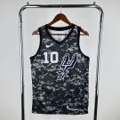 Men's San Antonio Spurs Basketball #10 Jeremy Sochan Black 2024 Swingman Player Jersey