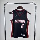 Men's Vintage Miami Heat #6 Lebron James Swingman Player Jersey