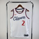 Men's Los Angeles Clippers Basketball #2 Kawhi Leonard White Swingman Player Jersey