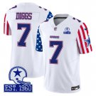 Men's Trevon Diggs 7 Cowboys American Style Vapor Limited White Jersey