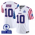 Men's Cooper Rush 10 Cowboys American Style Vapor Limited White Jersey