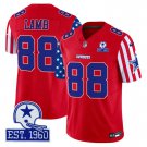 Men's Ceedee Lamb 88 Cowboys American Style Vapor Limited Red Jersey