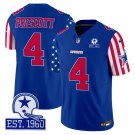Men's Dak Prescott 4 Cowboys American Style Vapor Limited Royal Jersey