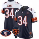 Men's Cole Kmet 34 Chicago Bears Alternate Vapor Limited Jersey