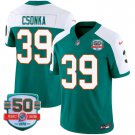 Men's Larry Csonka 39 Dolphins Miami Vice Alternate Vapor Limited Jersey