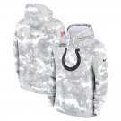 Men's Pullover Hoodie Indianapolis Colts Salute to Service 2024 Club Fleece Arctic Camo S-3XL